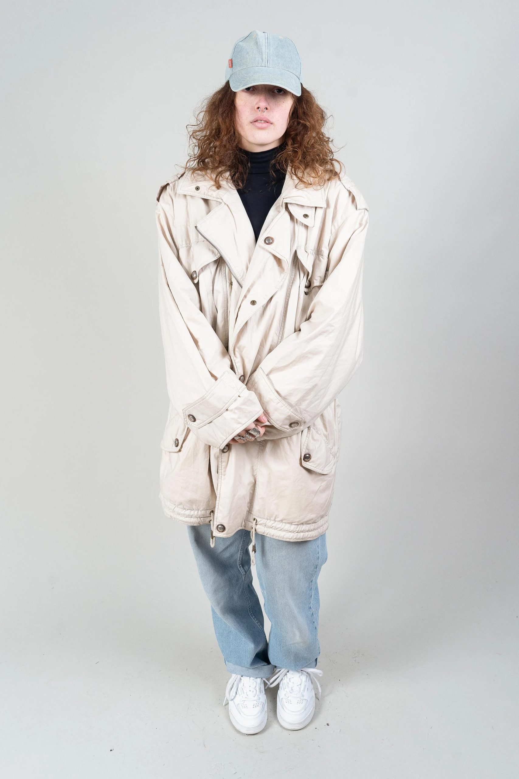 Oversized practical parka